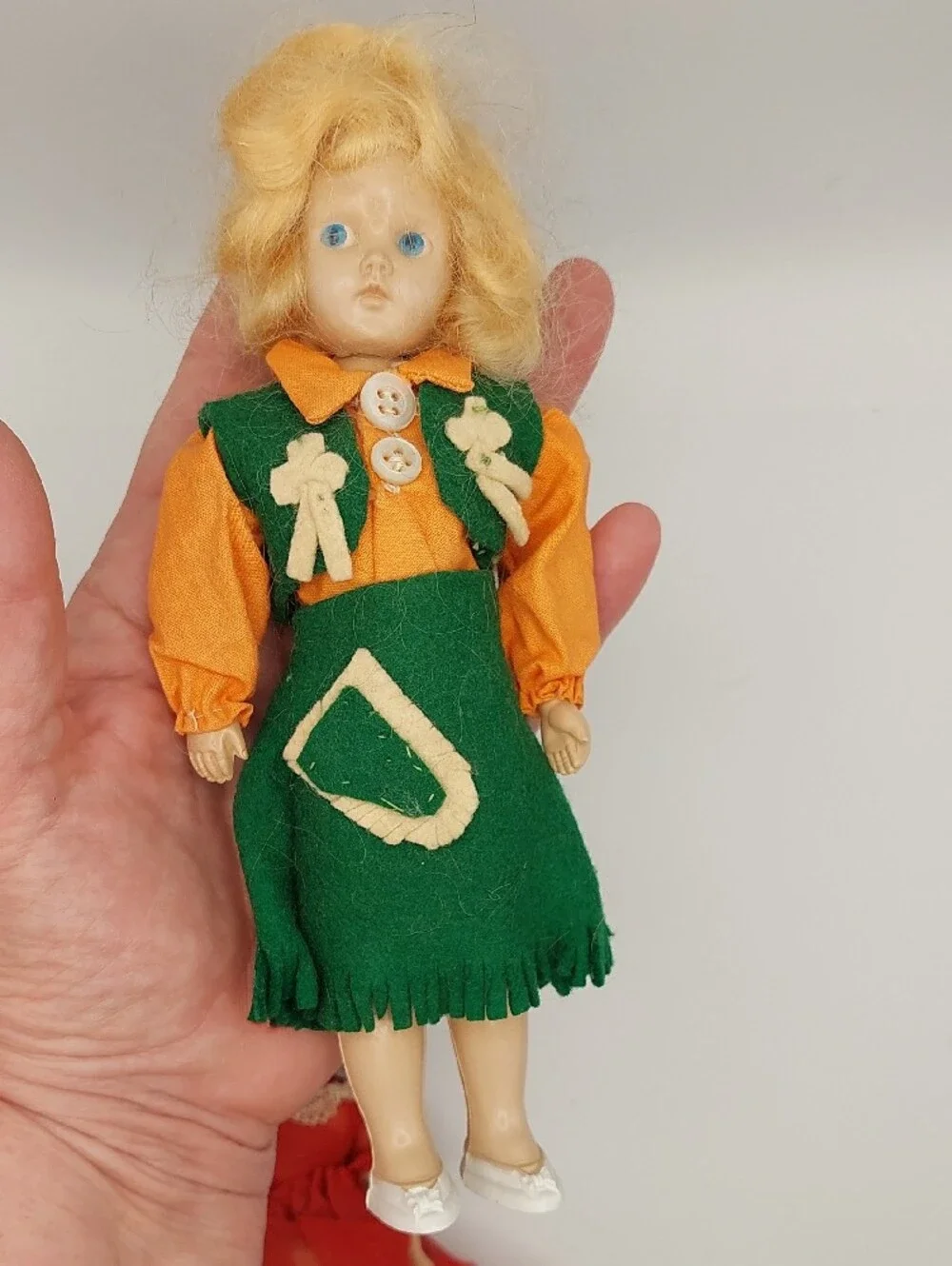 Small Lot 4 Vtg Dolls 1 Bisque 1 Virga Open To Offers More In Closet
